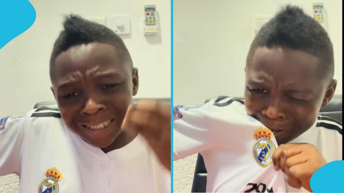 Dabo Yaw, Real Madrid, Barcelona, final, Copa del Rey, football, fan, result, Spain, competition, Kumawood, actor. Dabo Yaw, Real Madrid, Barcelona, final, Copa del Rey, football, fan, result, Spain, competition, Kumawood, actor.