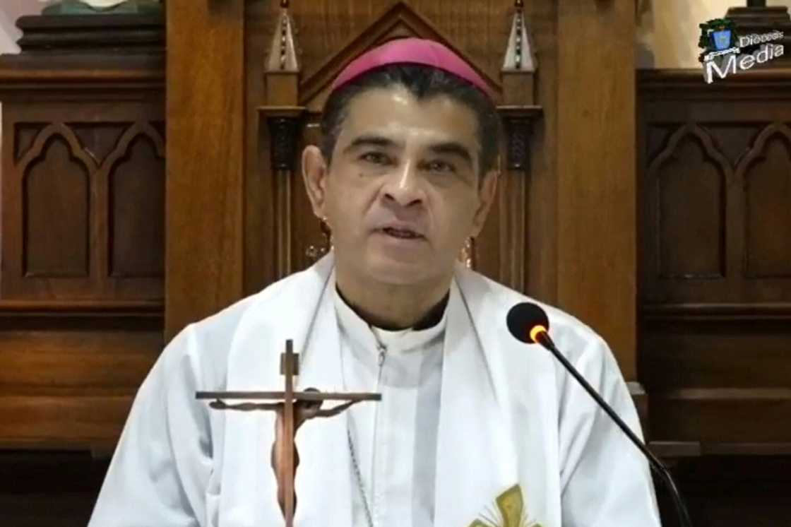 Rolando Alvarez speaks during a mass in Matagalpa, Nicaragua Rolando Alvarez speaks during a mass in Matagalpa, Nicaragua