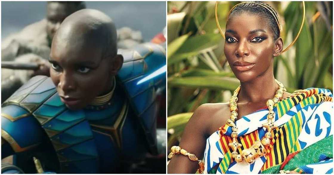 Michaela Ewuraba Boakye-Collinson starred in Wakanda-Forever Michaela Ewuraba Boakye-Collinson starred in Wakanda-Forever