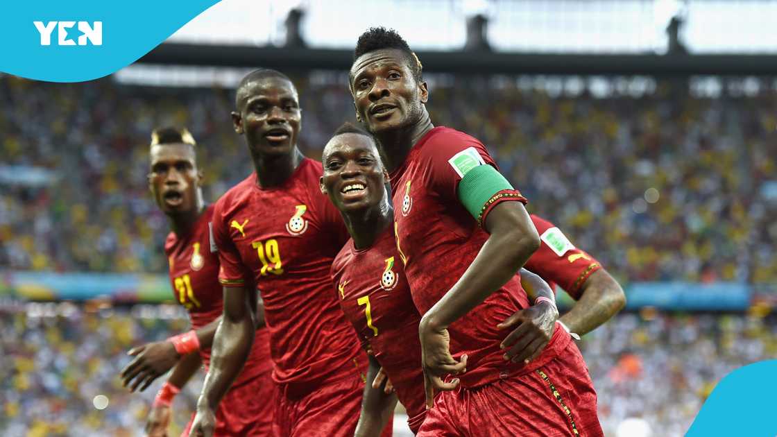 Asamoah Gyan, Germany, Ghana, Black Stars, 2014 FIFA World Cup. Asamoah Gyan, Germany, Ghana, Black Stars, 2014 FIFA World Cup.