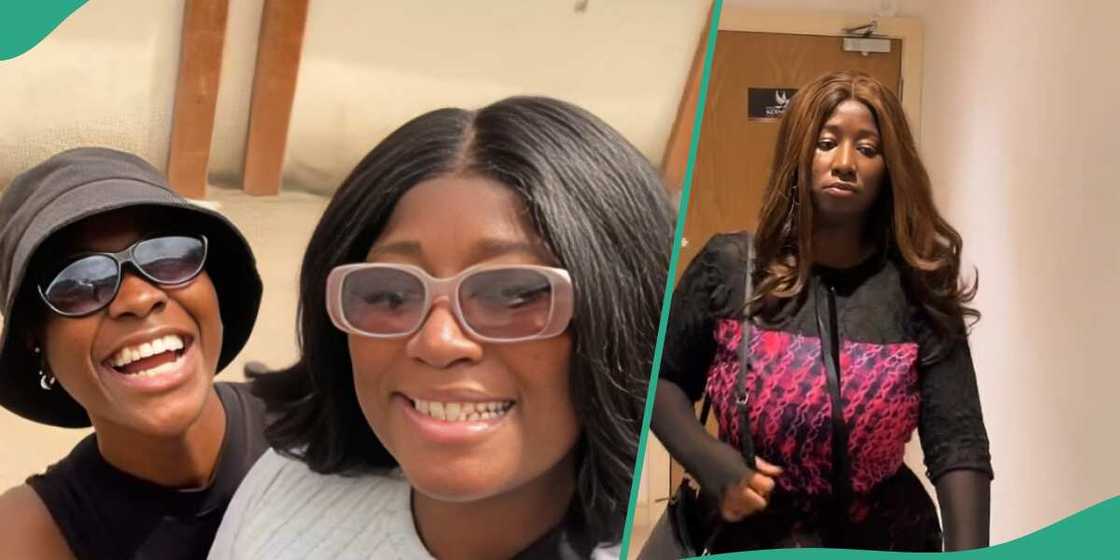 Nigerian lady reunites with friend