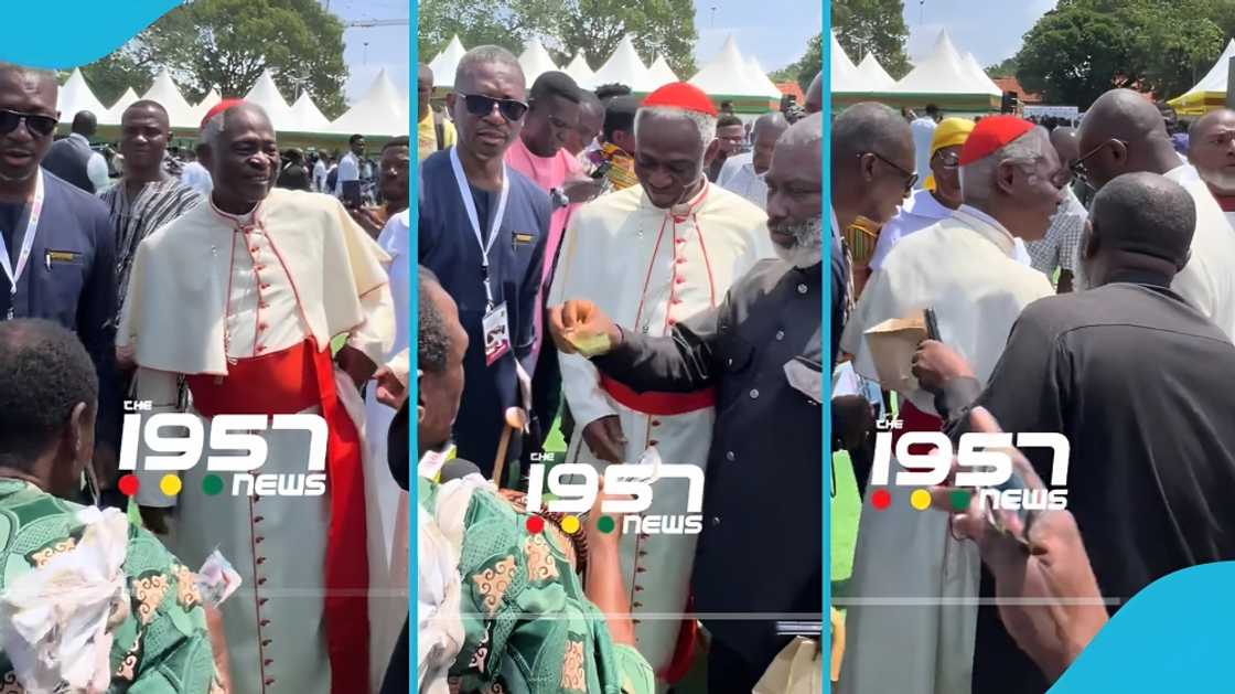 Ghanaian Man, Cardinal Turkson, Cultural Dancer, National Day for Prayer Ghanaian Man, Cardinal Turkson, Cultural Dancer, National Day for Prayer