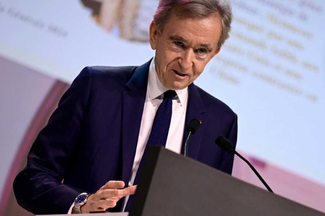 Arnault appeared in ebullient mood at the meeting Arnault appeared in ebullient mood at the meeting