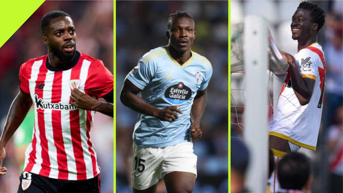 Inaki Williams, Joseph Aidoo and Abdul Mumin playing in La Liga. Inaki Williams, Joseph Aidoo and Abdul Mumin playing in La Liga.