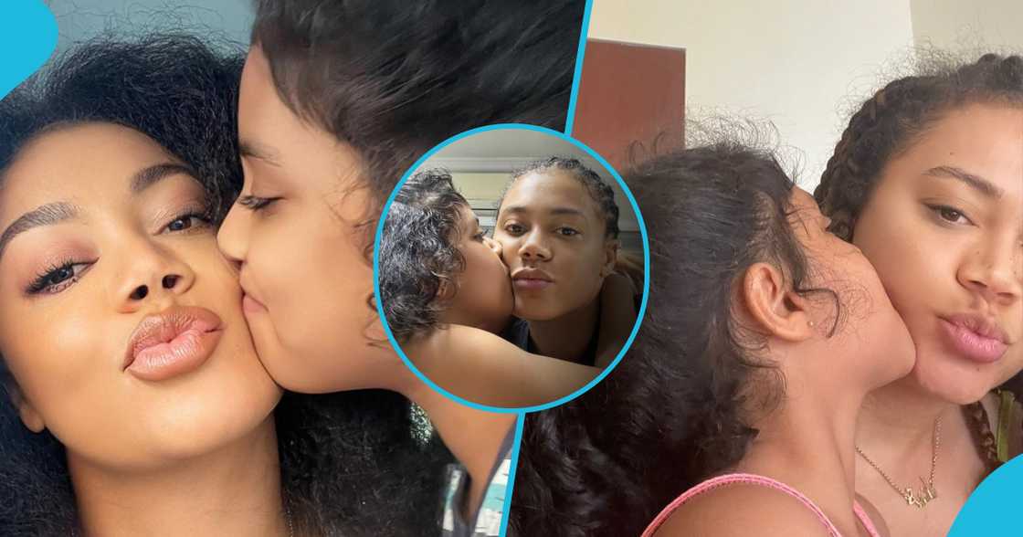 Nadia Buari and her children