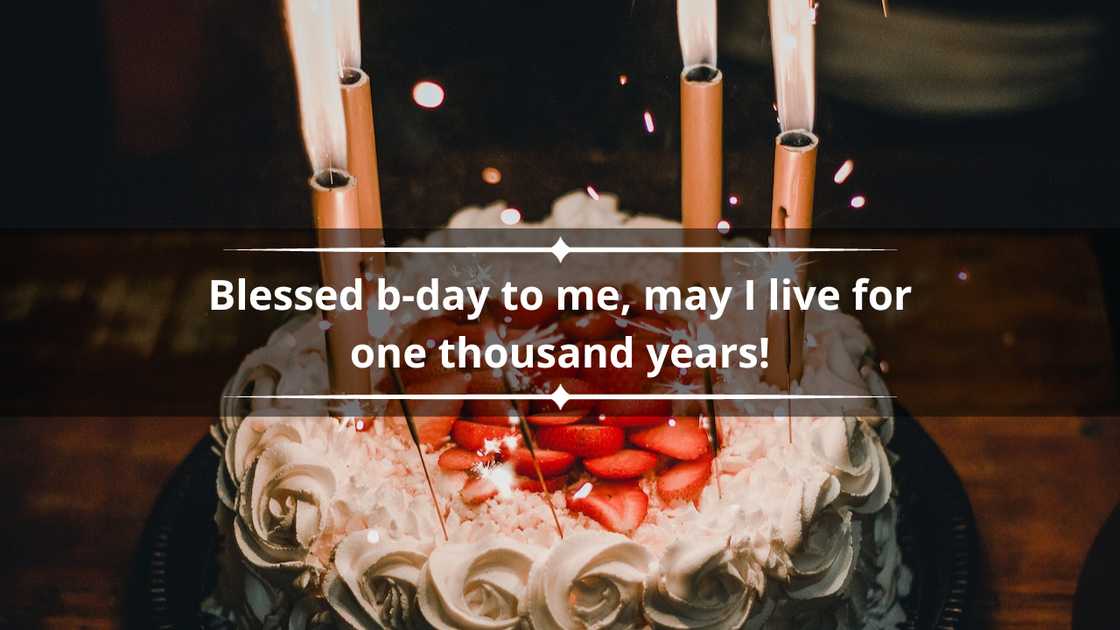 unique birthday quotes for self