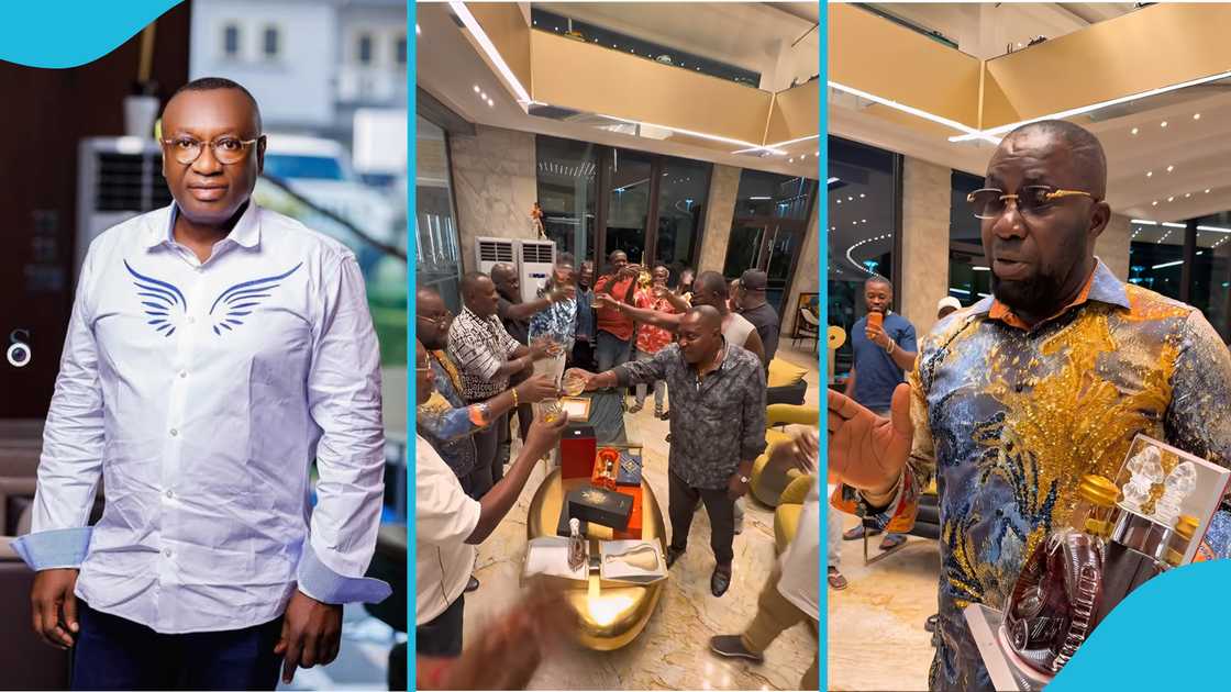 Dr Ernest Ofori Sarpong, Osei Kwame Despite, 60th birthday, East Legon Executive Club, Special Ice, Businessman, Birthday celebration.