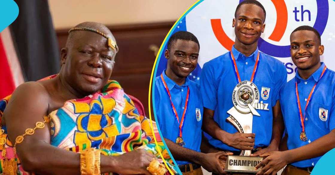 Asantehene donates NSMQ trophy