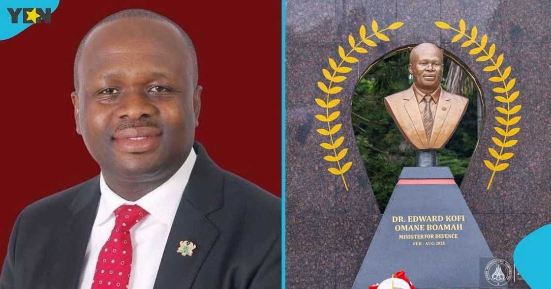 Ghana Armed Forces, family members, close associates, late Defence Minister, Dr Edward Kofi Omane Boamah, removal of a memorial bust, erected in his honour