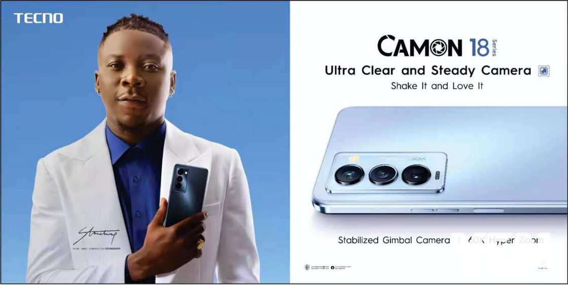 TECNO launches ultra clear and steady Gimbal camera phone - Camon 18 series