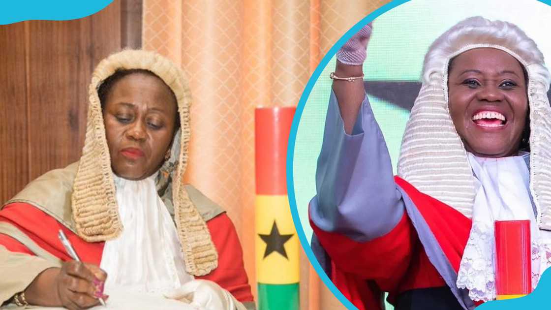 Gertrude Torkornoo during her swearing in day and at work Gertrude Torkornoo during her swearing in day and at work