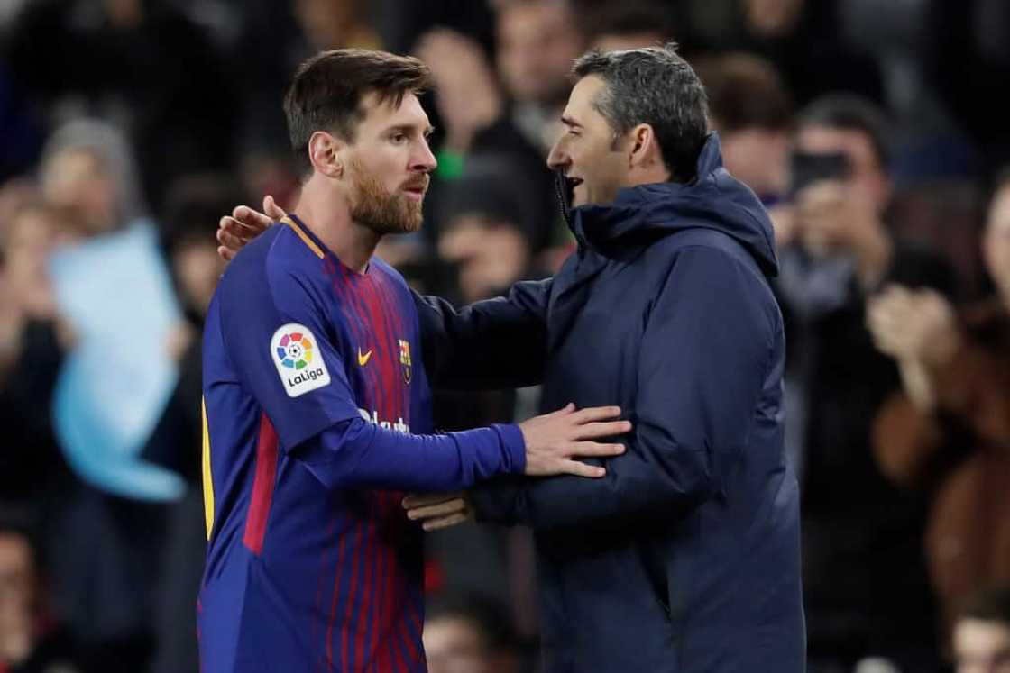 Former Barcelona boss Valverde ignore questions about Lionel Messi during his reign at Camp Nou