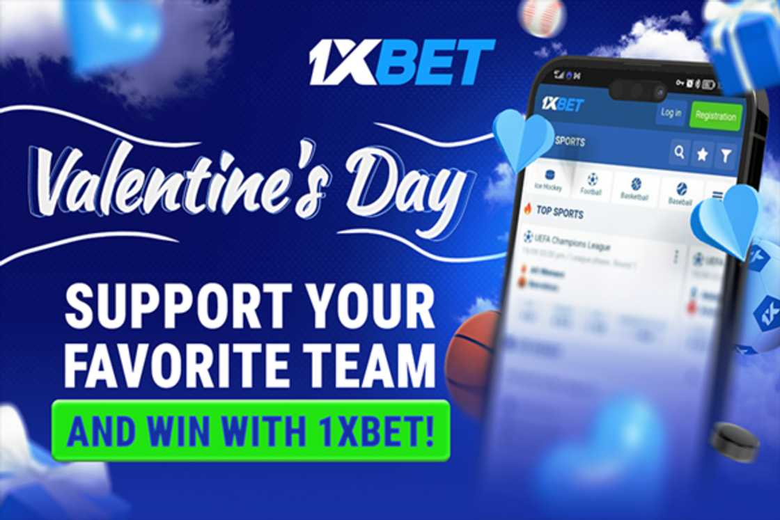 Valentine's Day: Support your favorite team and win with 1xBet Valentine's Day: Support your favorite team and win with 1xBet