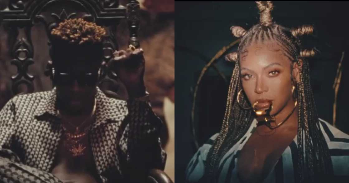 Shatta Wale and Beyoncé's Black Is King film Shatta Wale and Beyoncé's Black Is King film