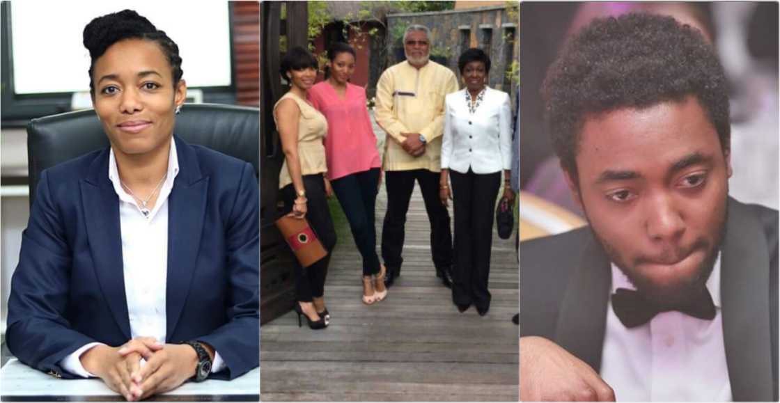 Kimathi Rawling's Bride Zanetor Rawlings, JJ Rawlings, Nana Konadu Agyemang Rawlings, Amina Rawlings