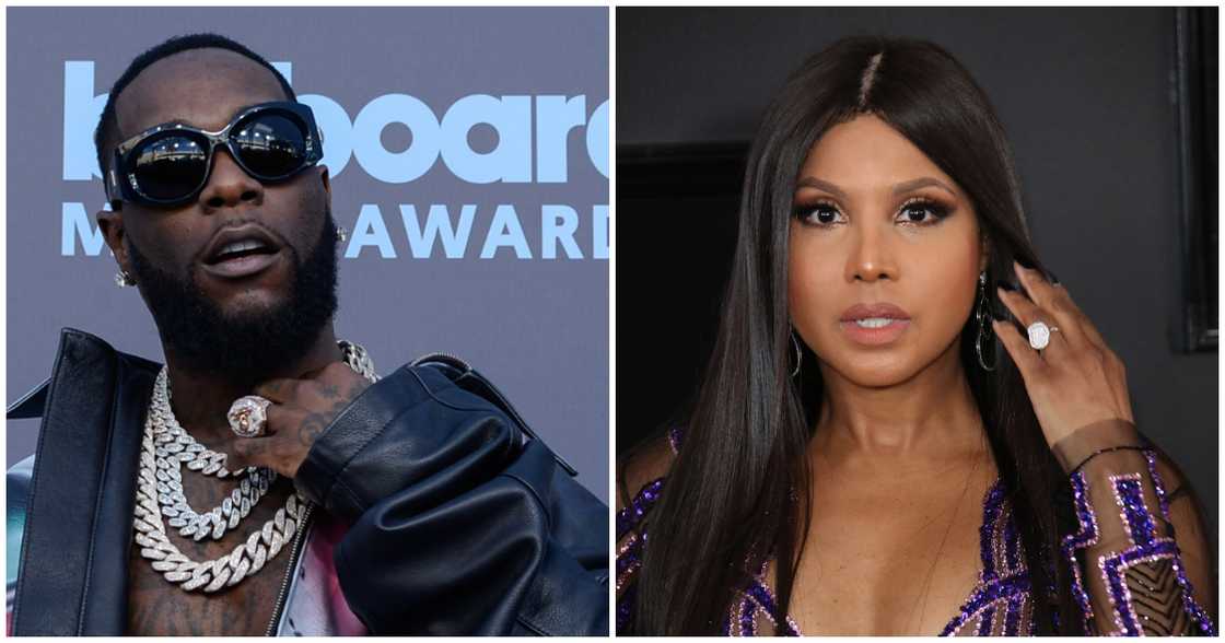Burna Boy and Toni Braxton Burna Boy and Toni Braxton