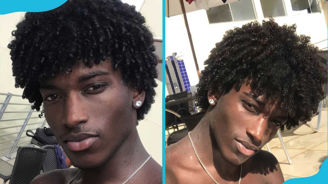 Short afro hairstyle Short afro hairstyle