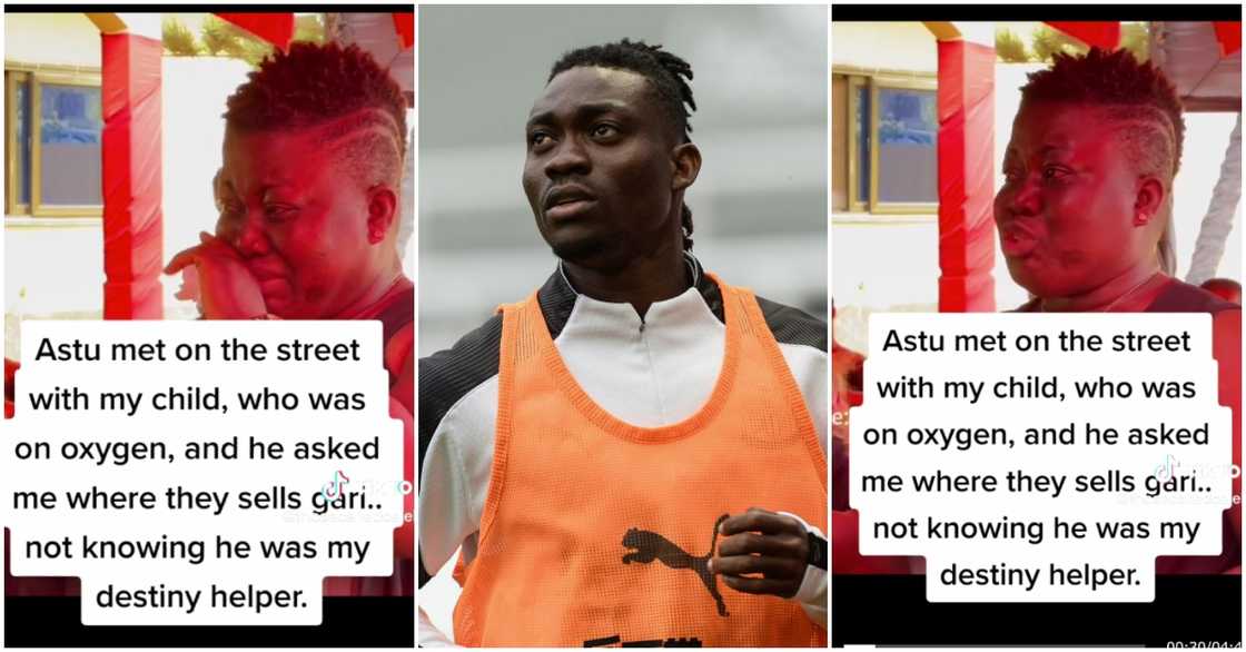 Photo of late Black Stars player Christian Atsu and the woman he helped Photo of late Black Stars player Christian Atsu and the woman he helped