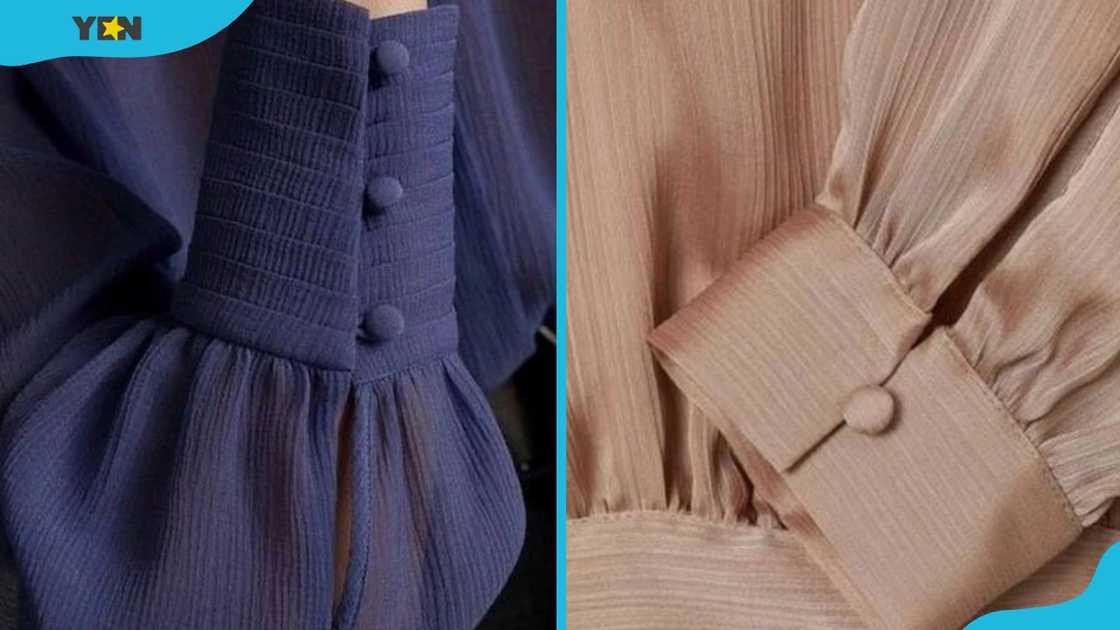 Cuff sleeves with buttons Cuff sleeves with buttons