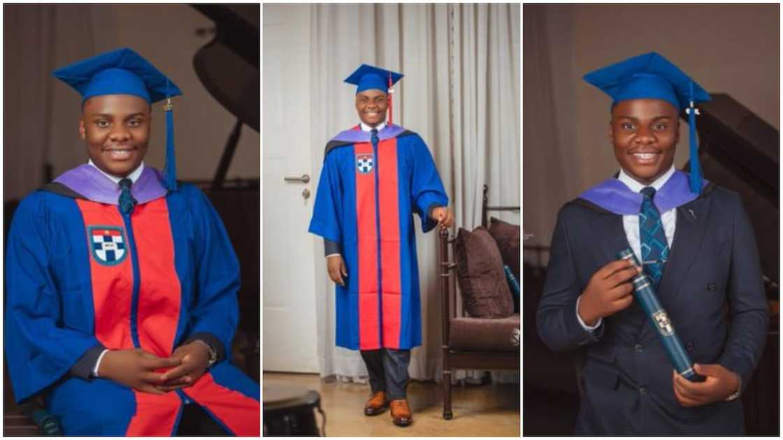 Nigerian man bags first class in law, shares amazing graduation photos Nigerian man bags first class in law, shares amazing graduation photos