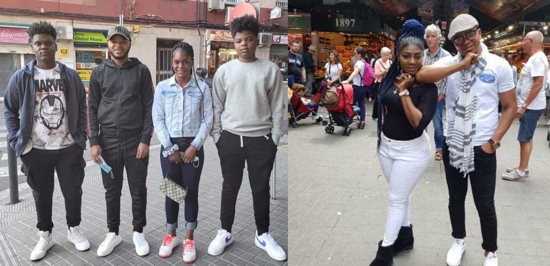 Bishop Obinim: 1st ever photos of the popular prophet's 3 kids based in Spain pop up