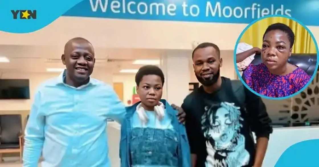 SHS student, adventist shs, ghana, suzzy pinamang, school, eye surgery, suzzy pinamang resumes school, ghana suzzy, moorfields hospital