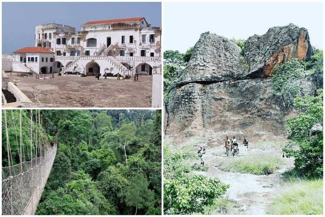historical sites in ghana