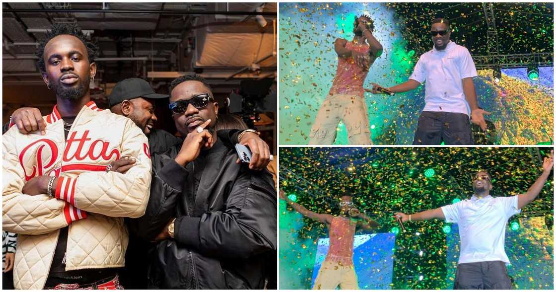 Black Sherif and Sarkodie Black Sherif and Sarkodie