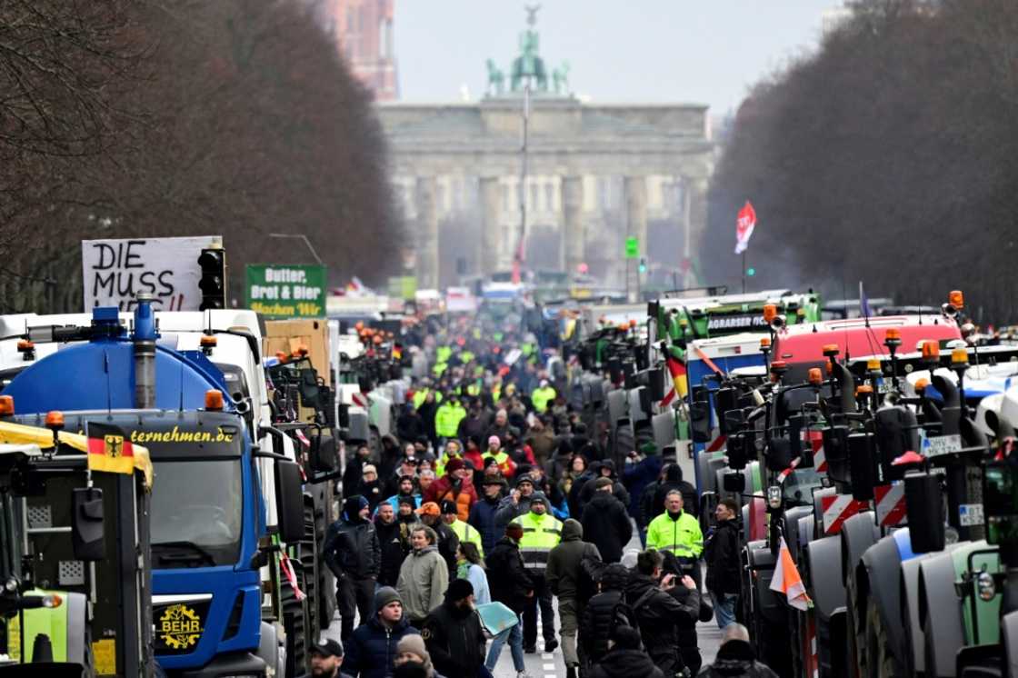 Farmers began protests on January 8