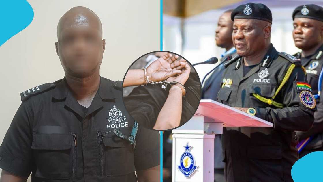 Ghana Police Service, Accra police extortion, police officers interdicted, ATM cash withdrawal, Police Professional Standards Bureau, police extortion allegations, patrol officers, Ghana police investigation, police misconduct, disciplinary action