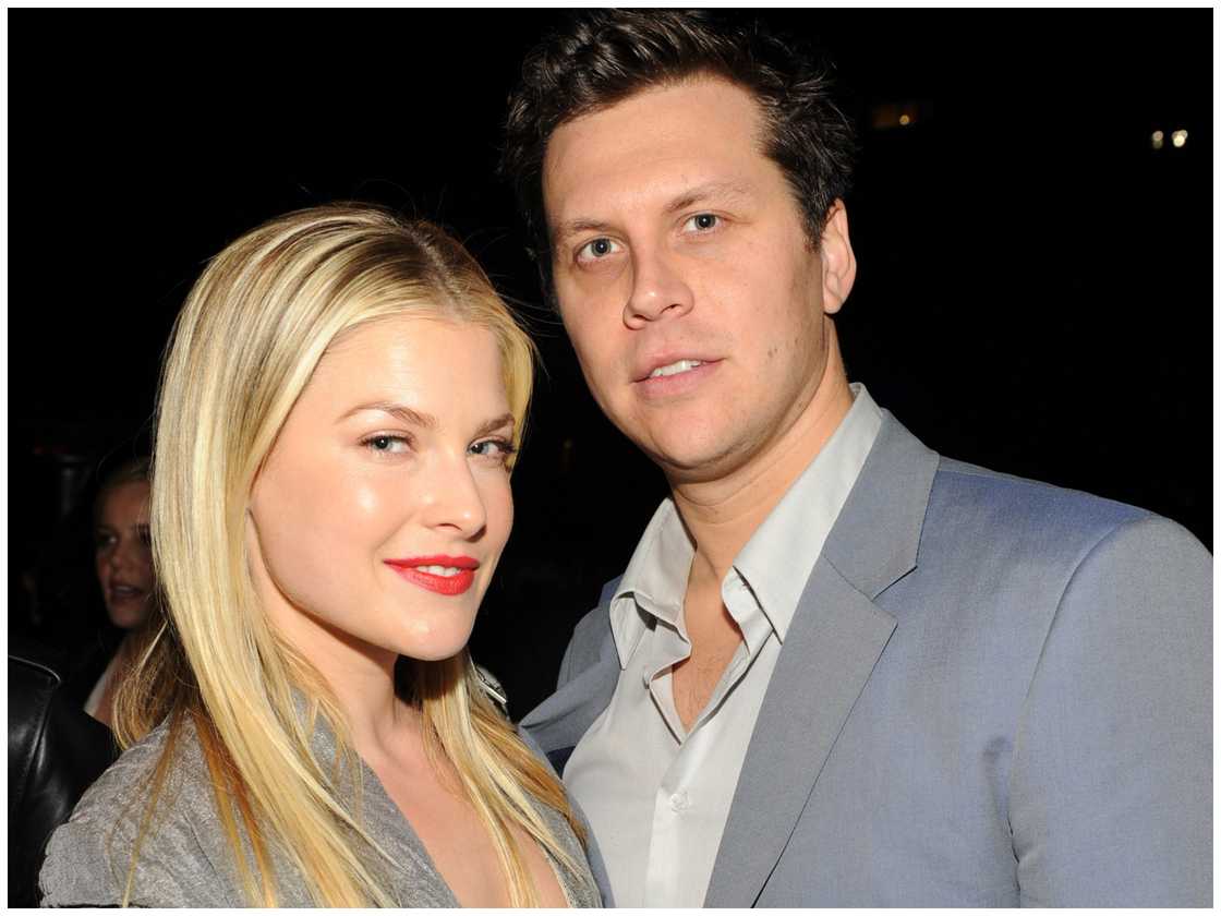 Ali Larter and Hayes MacArthur pose at Calvin Klein Collection & Los Angeles Nomadic Division (LAND) 1st Annual Celebration For L.A.