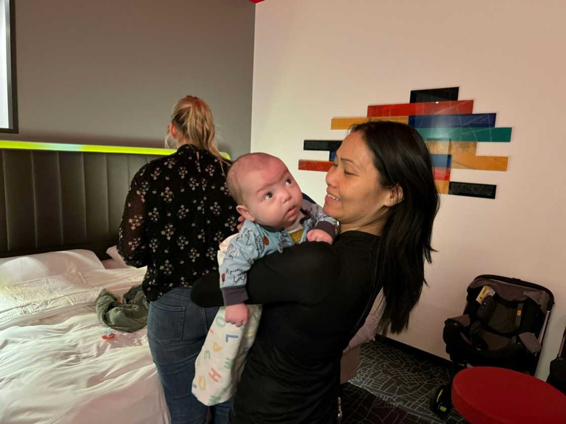 The mission to get the children home took about a week to set up and was completed in one day, organizers said The mission to get the children home took about a week to set up and was completed in one day, organizers said