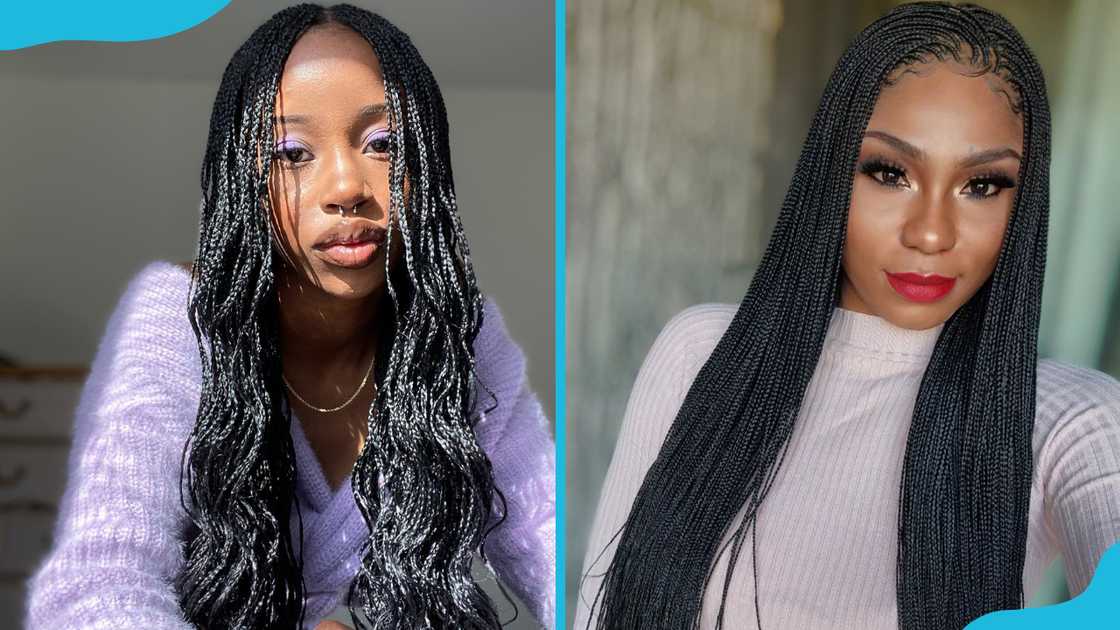 Micro braids hairstyle Micro braids hairstyle