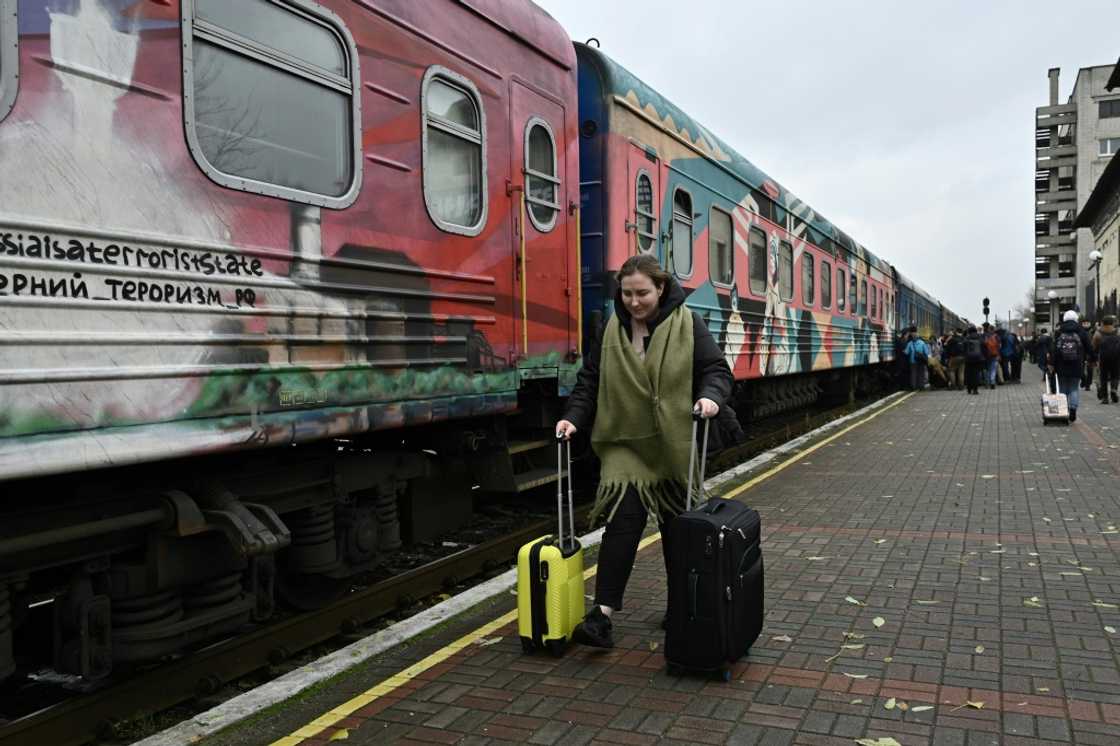 It was the first train to pull into Kherson in eight months It was the first train to pull into Kherson in eight months
