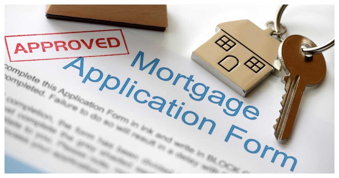 A picture of an approved mortgage application form A picture of an approved mortgage application form