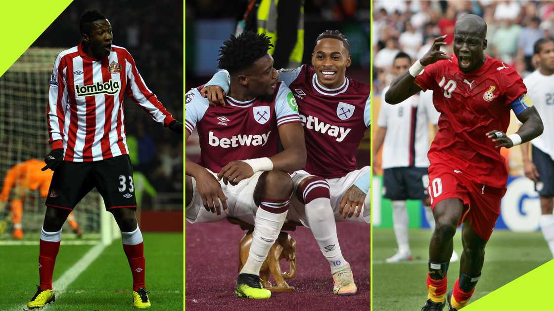 From Asamoah Gyan to Stephen Appiah, Mohammed Kudus adds his name to an exclusive list of Ghanaian players to have made headlines with their celebrations. From Asamoah Gyan to Stephen Appiah, Mohammed Kudus adds his name to an exclusive list of Ghanaian players to have made headlines with their celebrations.