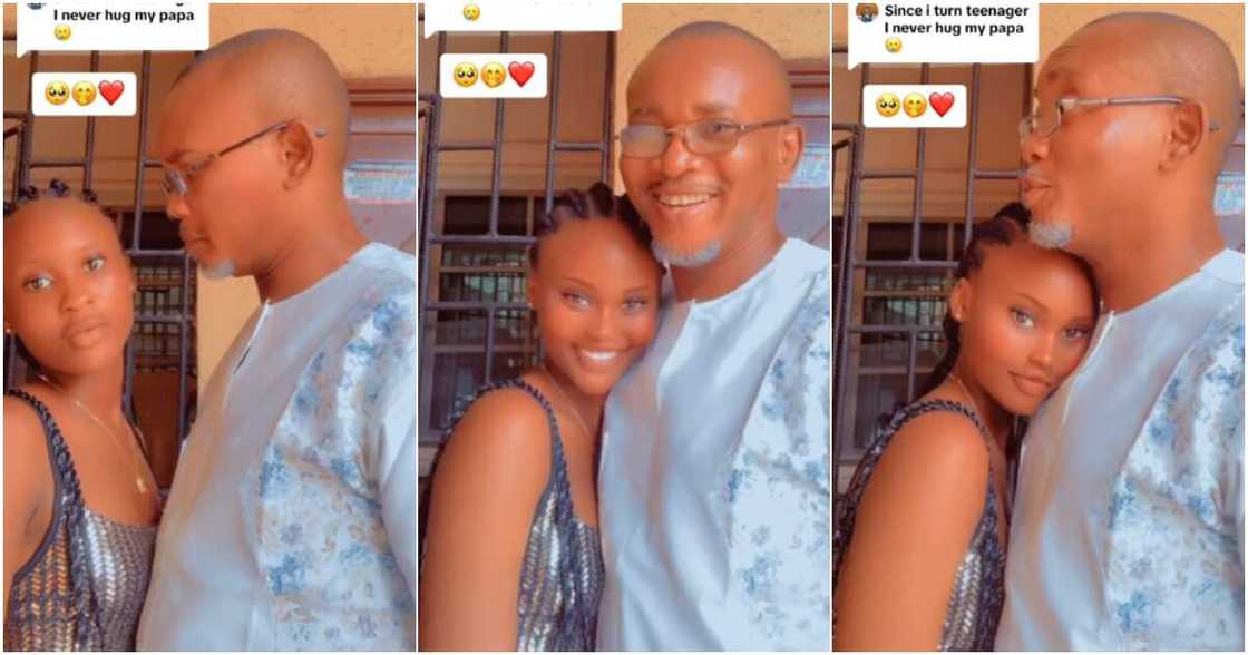 Nigerian lady kissing her father sparks outrage online Nigerian lady kissing her father sparks outrage online