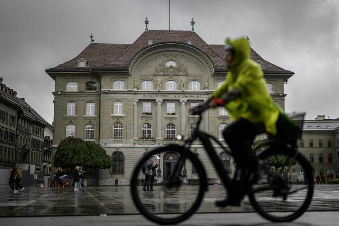 The Swiss National Bank lowered its policy rate to one percent