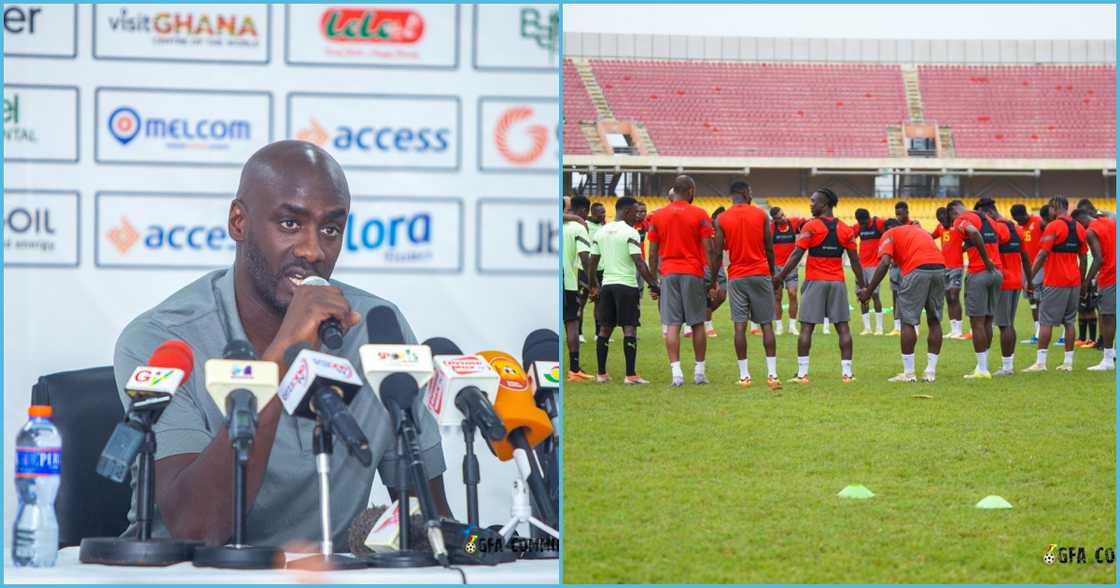 Photo of Otto Addo and Black Stars players