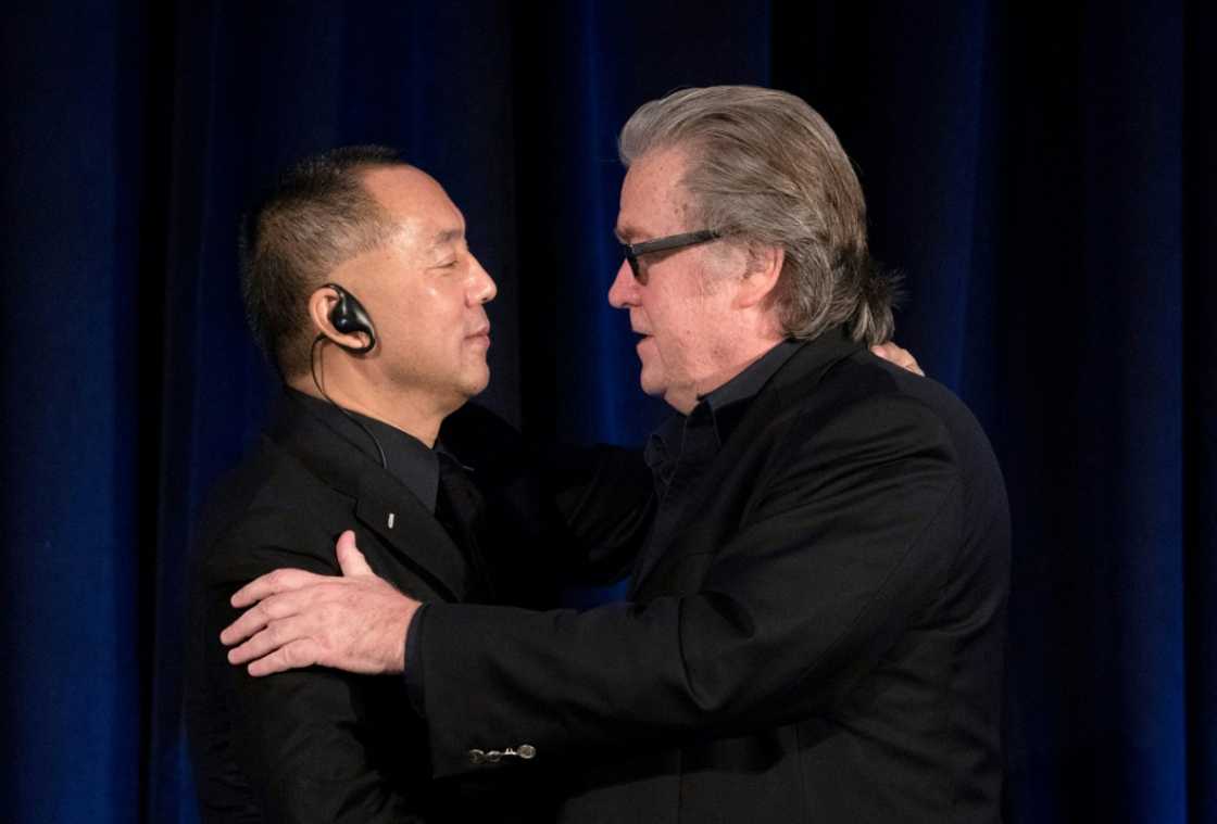 Guo presented himself as a fierce critic of the Chinese Communist Party and a fervent defender of democracy, while maintaining links with US right-wing figure Steve Bannon Guo presented himself as a fierce critic of the Chinese Communist Party and a fervent defender of democracy, while maintaining links with US right-wing figure Steve Bannon