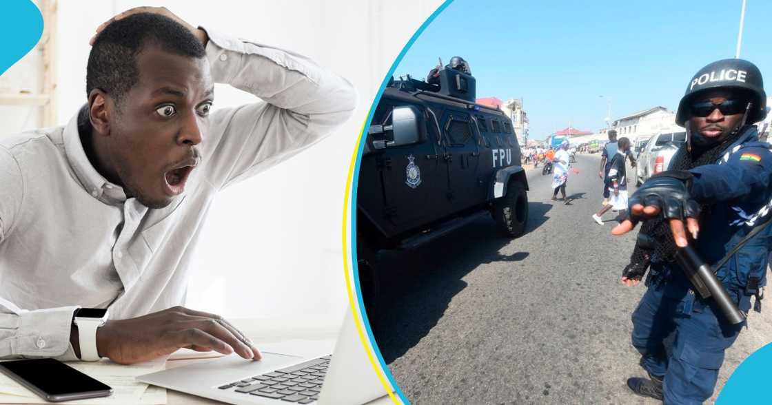 Police And Robbers Engage In Gunfight At Spintex Police And Robbers Engage In Gunfight At Spintex