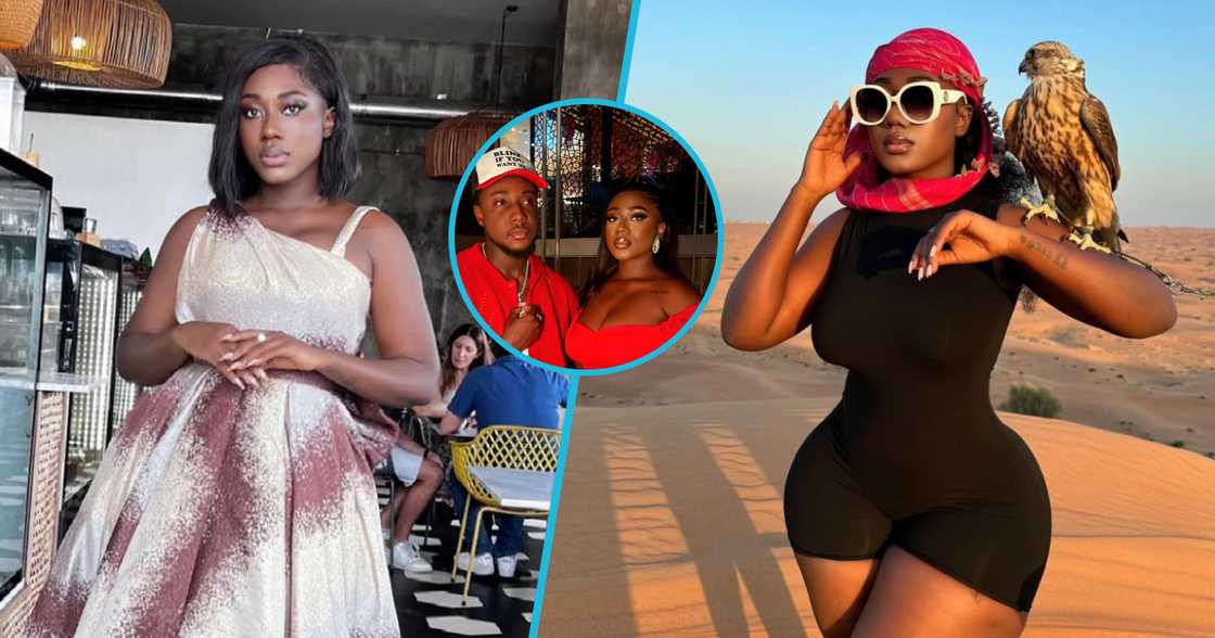 Hajia Bintu rocks a short red dress as she goes a date with a strange man in the UK Hajia Bintu rocks a short red dress as she goes a date with a strange man in the UK