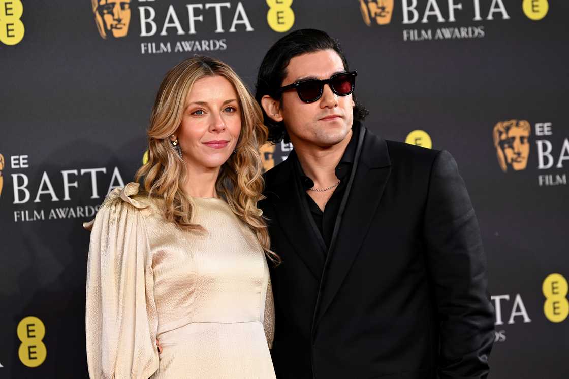 Sophia Di Martino and Will Sharpe at the EE BAFTA Film Awards 2025. Sophia Di Martino and Will Sharpe at the EE BAFTA Film Awards 2025.