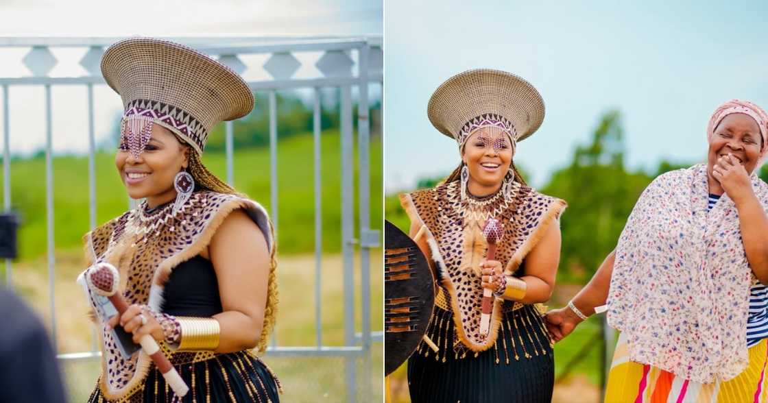 Lobola day: Woman shares stunning snaps of her special moment