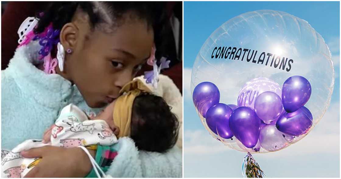 10-year-old helps her mom deliver baby sister at home. 10-year-old helps her mom deliver baby sister at home.