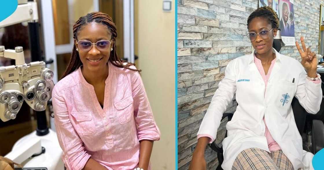 Doreen Tachie-Donkor, KNUST optometry student, eye condition, social media, Ashanti Region. Doreen Tachie-Donkor, KNUST optometry student, eye condition, social media, Ashanti Region.