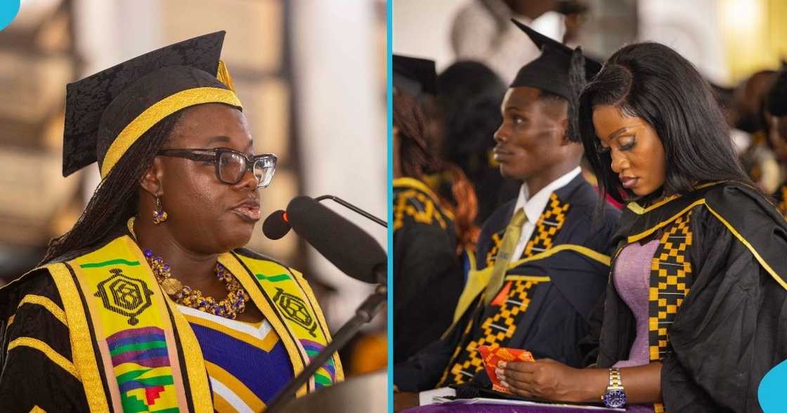 University of Ghana Vice Chancellor, Professor Nana Aba Appiah Amfo, graduation, congregation. University of Ghana Vice Chancellor, Professor Nana Aba Appiah Amfo, graduation, congregation.