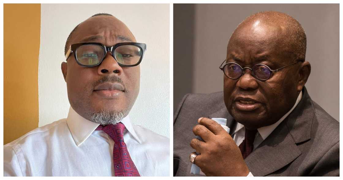 Ransford Gyampo and Akufo-Addo Ransford Gyampo and Akufo-Addo