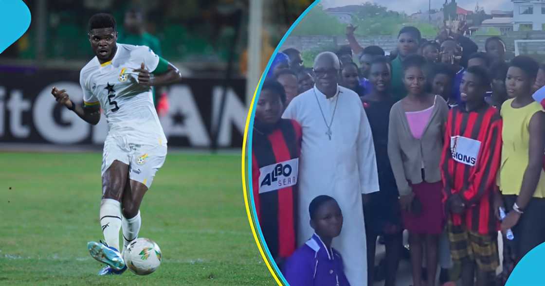 Thomas Partey celebrates birthday with street kids