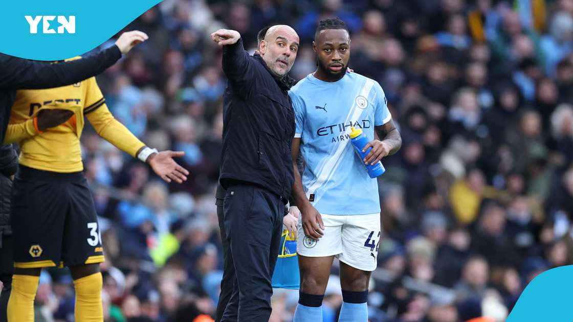 Pep Guardiola, Antoine Semenyo, Manchester City, Bournemouth, Premier League, Semenyo's attacking versatility, Ghana international, Premier League, Semenyo stats.